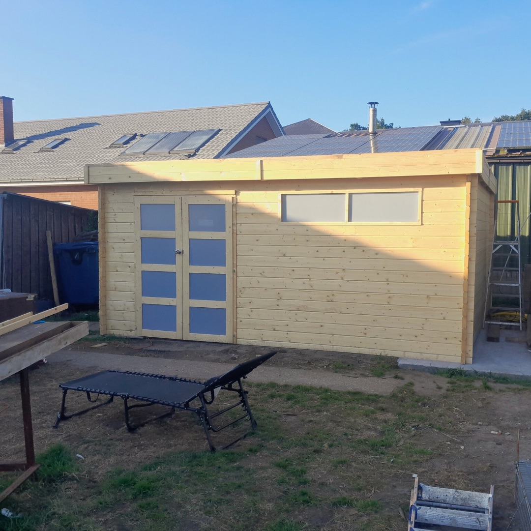 Realisaties houten tuinhuizen